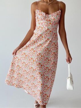 PRINCESS POLLY AMARA MIDI DRESS floral